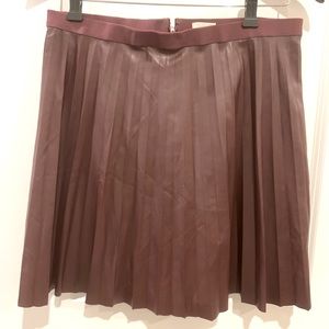 J.Crew Faux Leather skirt
